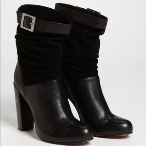Rachel Zoe Boots, suede and smooth leather.